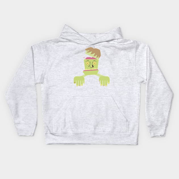 Franken Boy 2 Kids Hoodie by TIERRAdesigner